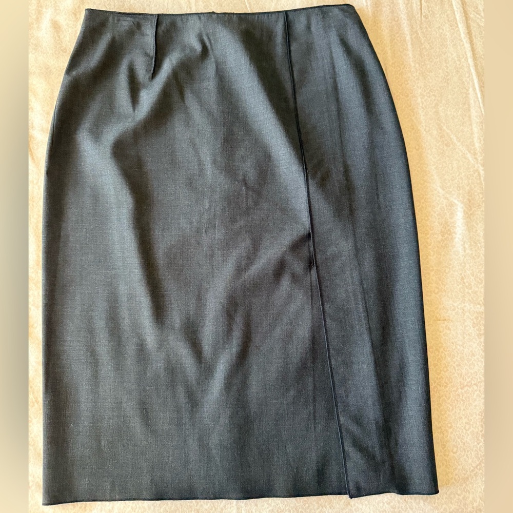 Magaschoni Charcoal Pencil Skirt